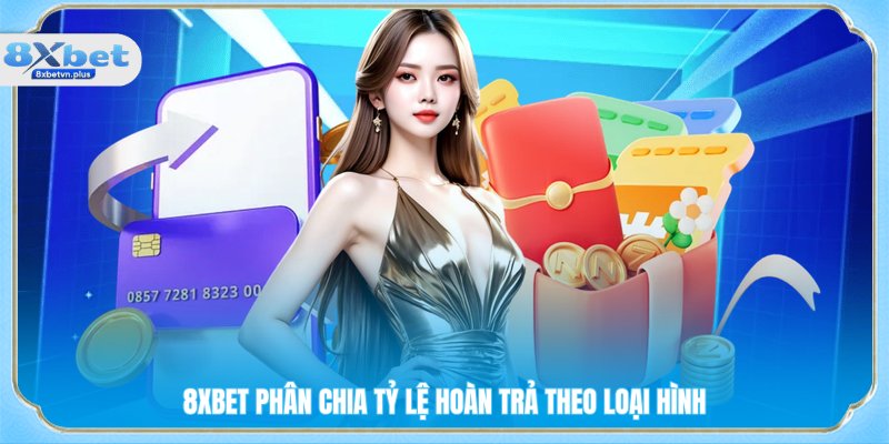 8XBET phân chia tỷ lệ hoàn trả theo loại hình 