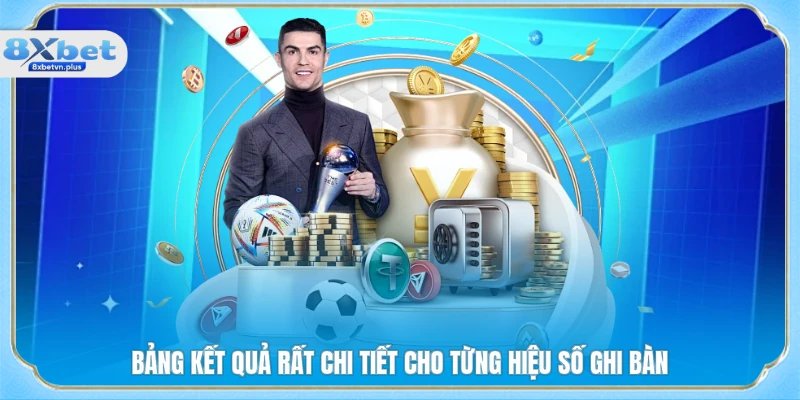 Bảng kết quả rất chi tiết cho từng hiệu số ghi bàn