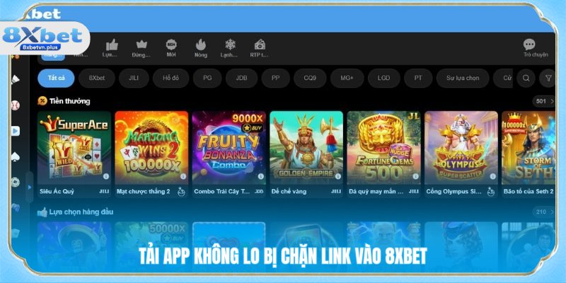 Tải app không lo bị chặn link vào 8XBET
